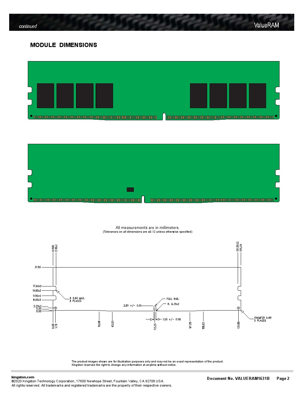 Kingston KVR32N22S8/16