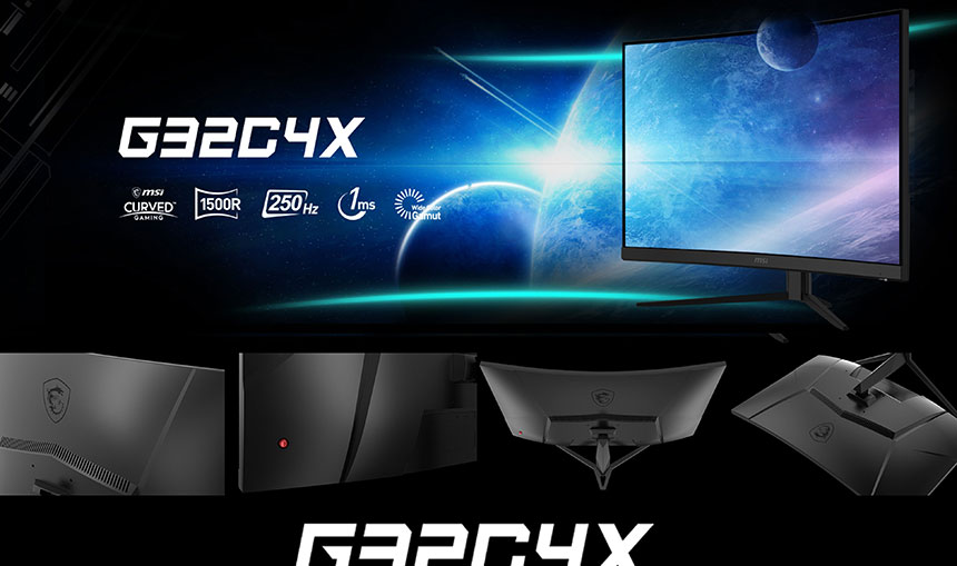 MSI G32C4X 曲面電競螢幕 (32型/FHD/250hz/1ms/VA)