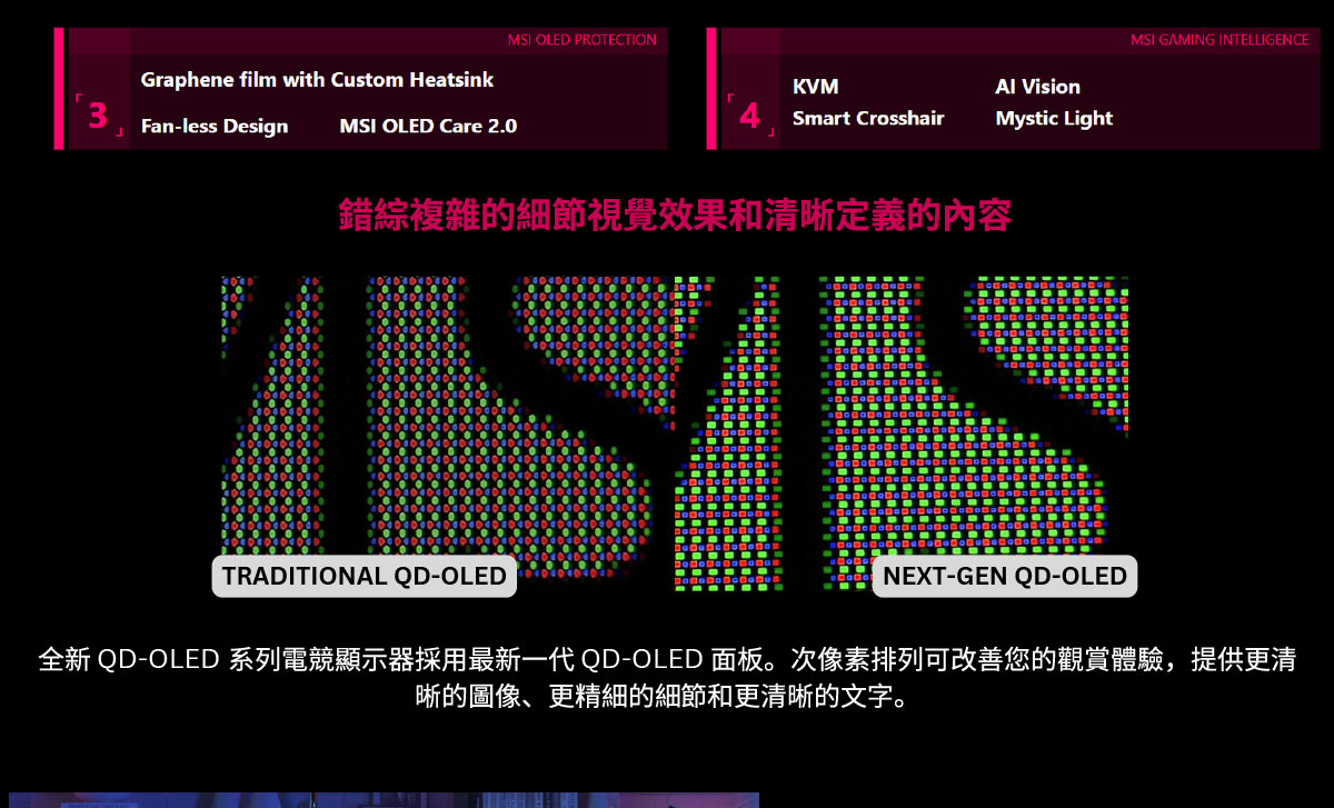 MSI MPG 491CQP QD-OLED HDR曲面電競螢幕 (49型/DQHD/144Hz/0.03ms/QD-OLED/Type-C)