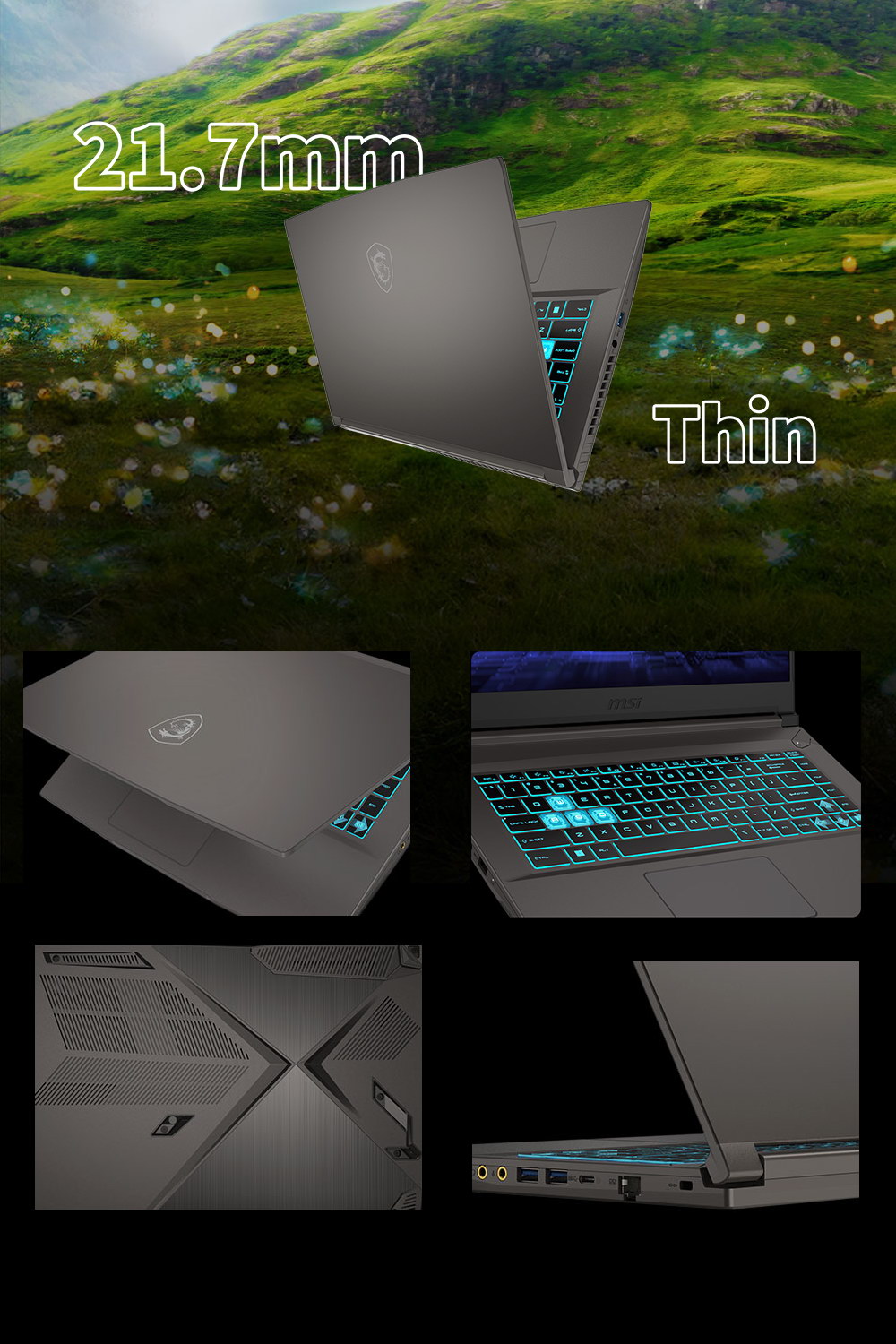 MSI Thin 15 B13UC-GG51342H8GXXDX11M