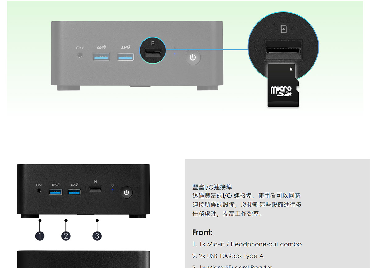 MSI Cubi NUC 1M-040TW (Core 5 120U/Win11)