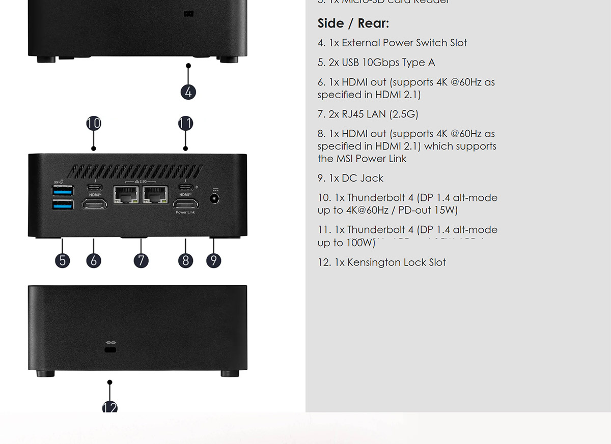 MSI Cubi NUC 1M-040TW (Core 5 120U/Win11)