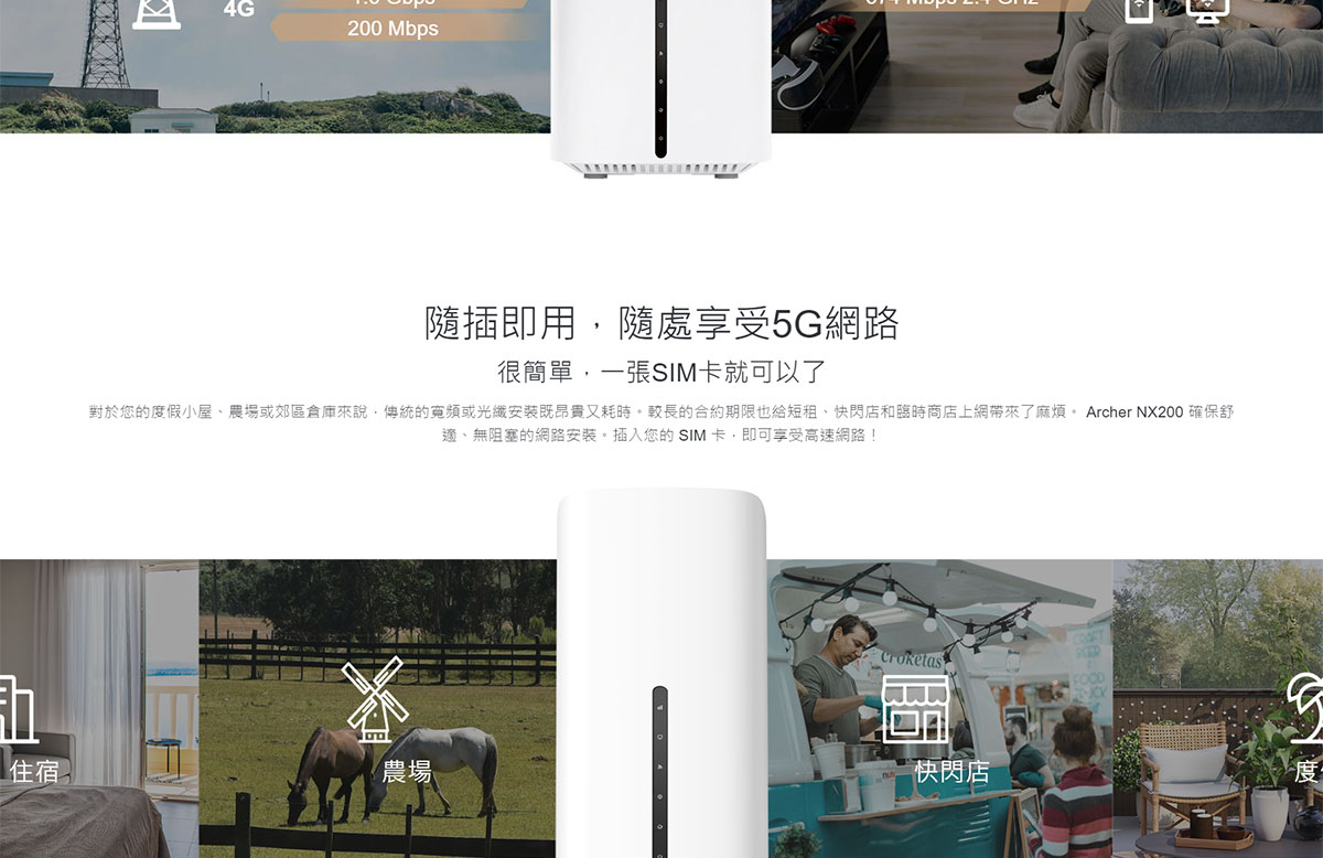 TP-LINK 5G AX1800 無線雙頻 Gigabit 路由器 ( Archer NX200(EU) Ver:1.0 )