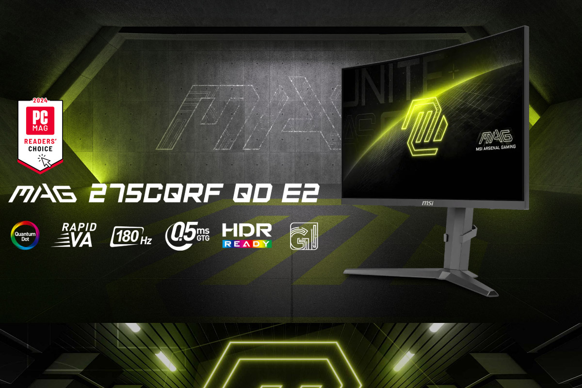 MSI 275CQRF QD E2 HDR曲面電競螢幕 (27型/2K/180hz/0.5ms/VA/Type-C) ( MAG 275CQRF QD E2 )