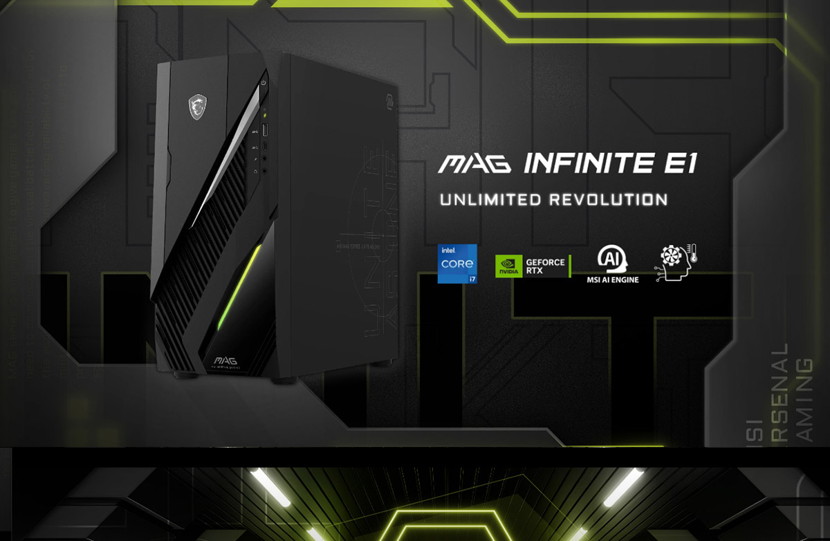 MSI Infinite E1 12-008TW(i5-12400F/16G/1T SSD/RTX 4060 Ti-8G VENTUS/W11) ( MAG Infinite E1 12-008TW+RTX4060Ti )