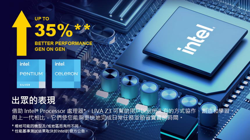 ECS LIVA Z3 N5100 4G/128G/W11Pro ( 95-699-OA4049 )