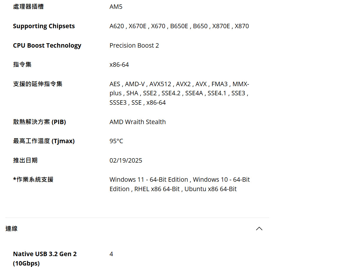 AMD Ryzen 5 9600 ( 100-100000718BOX )