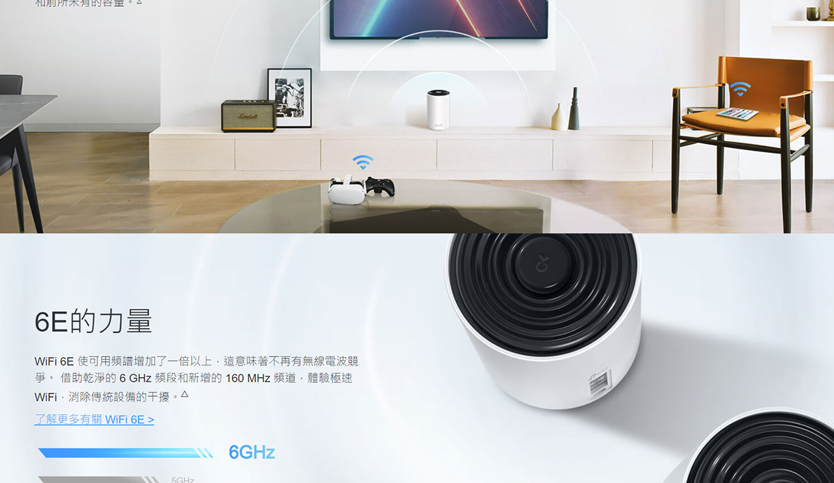 TP-LINK AXE5400 三頻Mesh Wi-Fi 6E系統 ( Deco XE75(3-pack)(US) Ver:3.0 )
