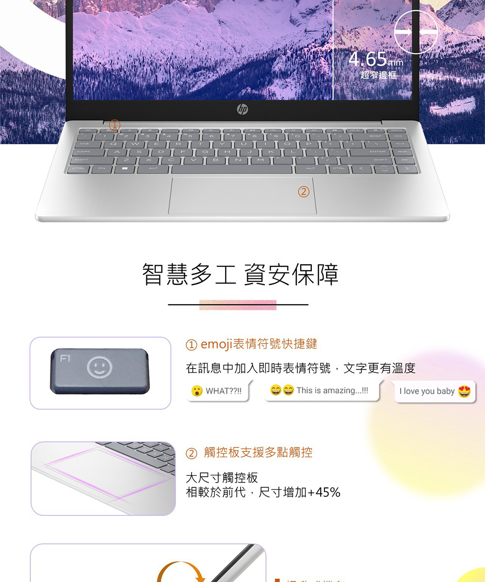 HP 14-ep1115TU星河銀 ( B88ZWPA )