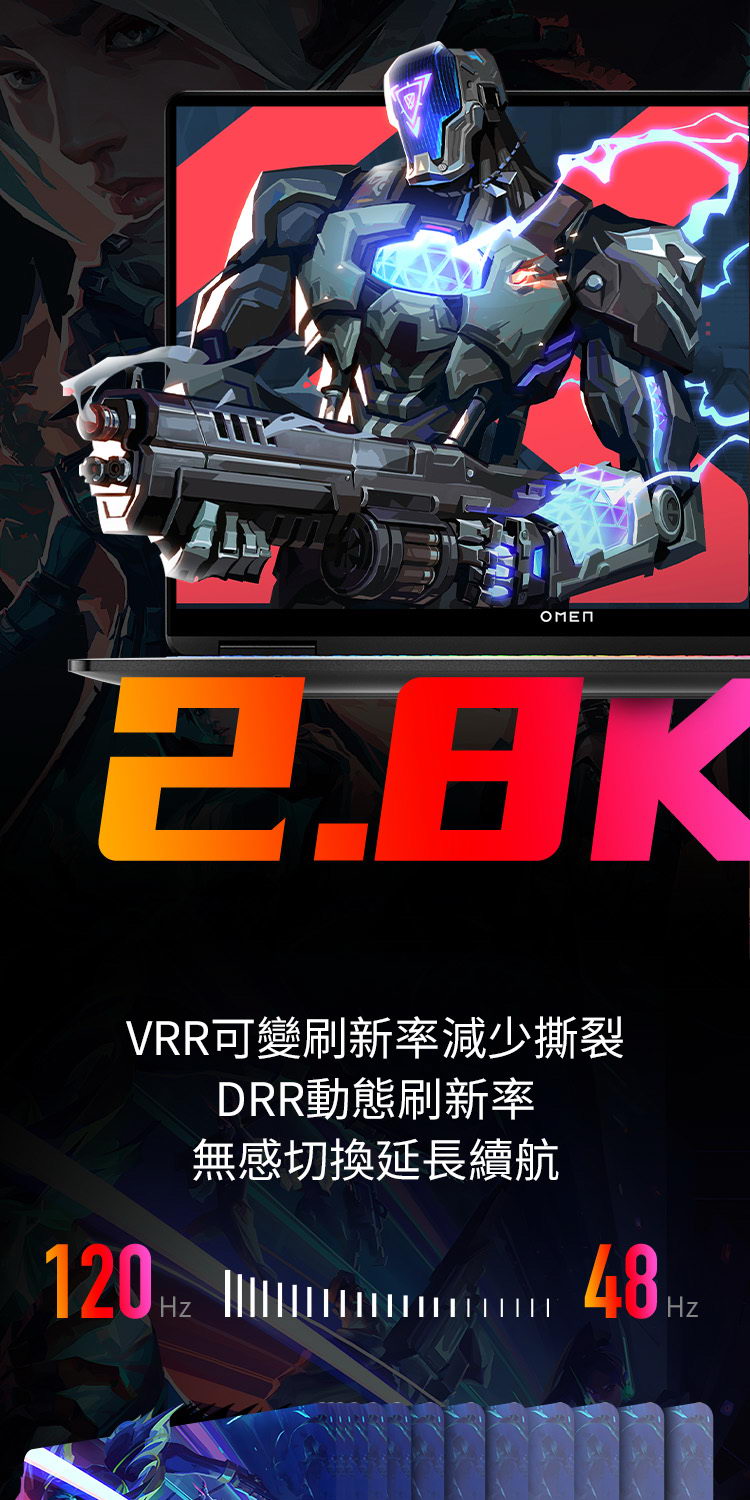 HP OMEN Transcend 14-fb0096TX幻影白 ( 9V7A9PA )