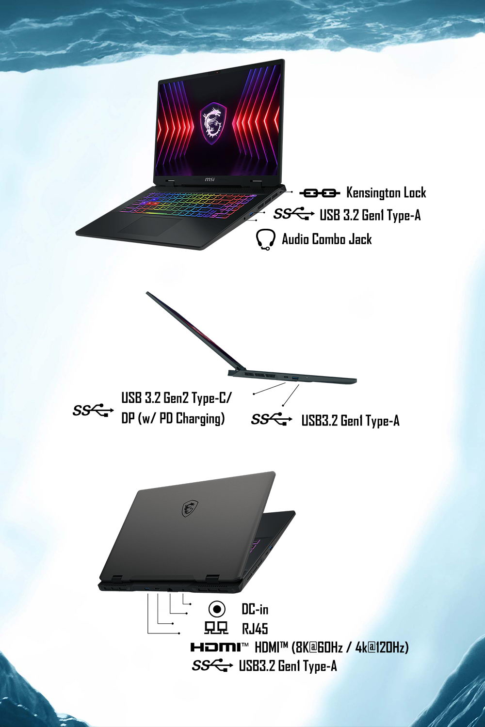 MSI Sword 17 HX B14VFKG-GB71470X16GXXDX