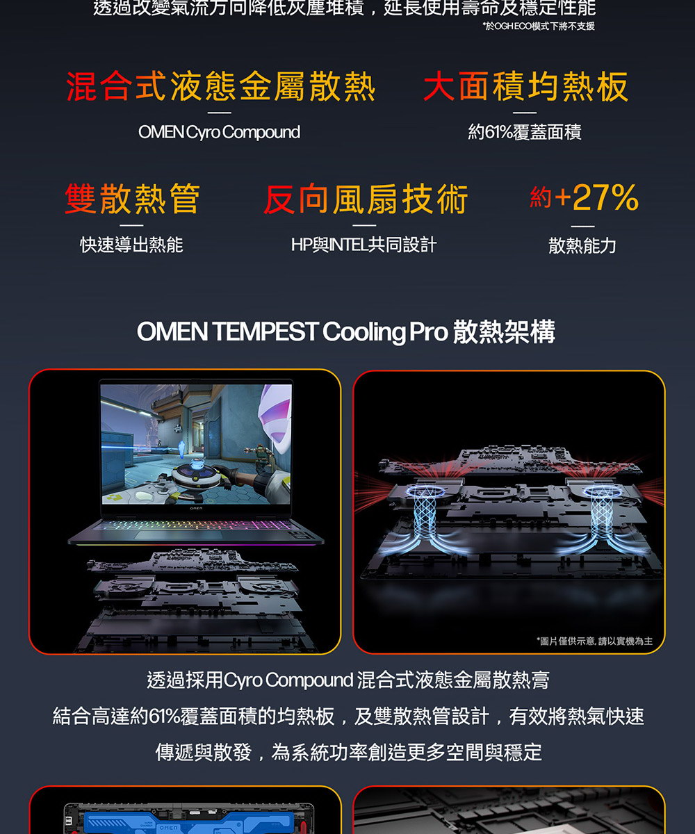 HP OMEN MAX Gaming 16-ah0083TX夜影黑 ( B90JSPA )