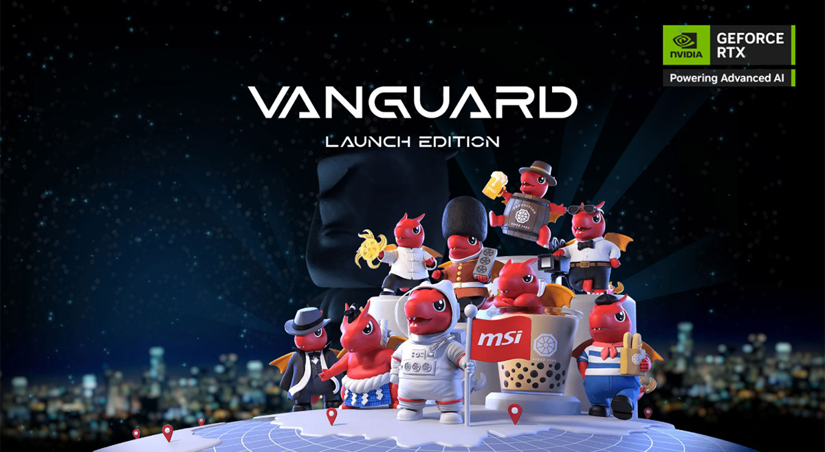 MSI RTX 5070 12G VANGUARD SOC LAUNCH ED