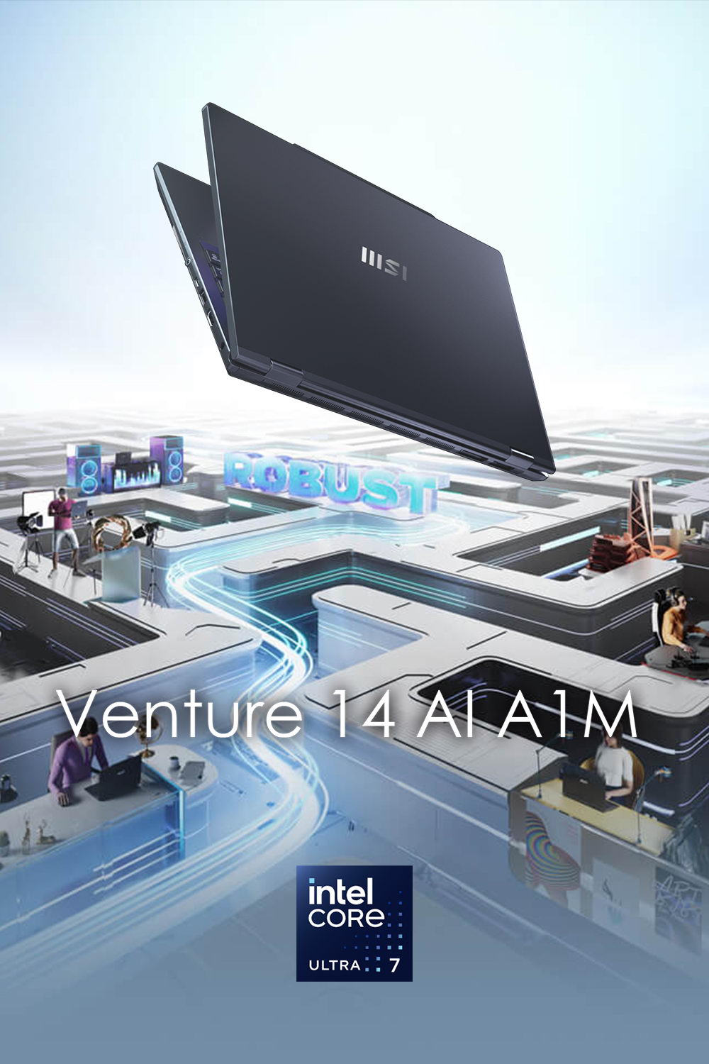 MSI Venture 14 AI A1MG-GGU7155H16GXXDX1