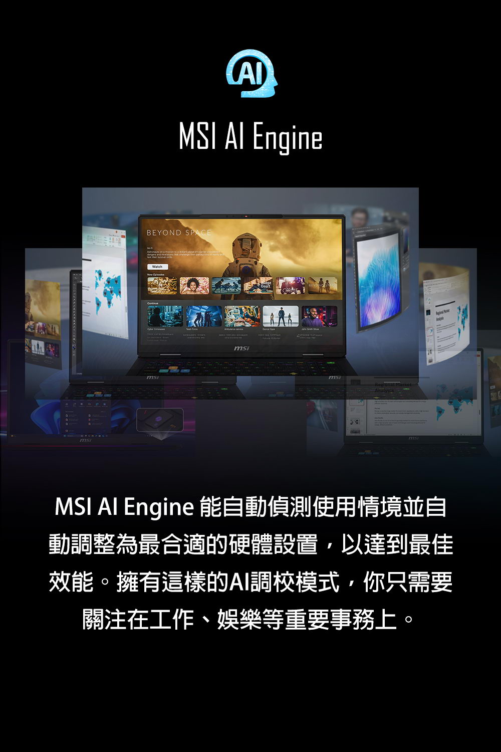 MSI Venture 14 AI A1MG-GGU7155H16GXXDX1