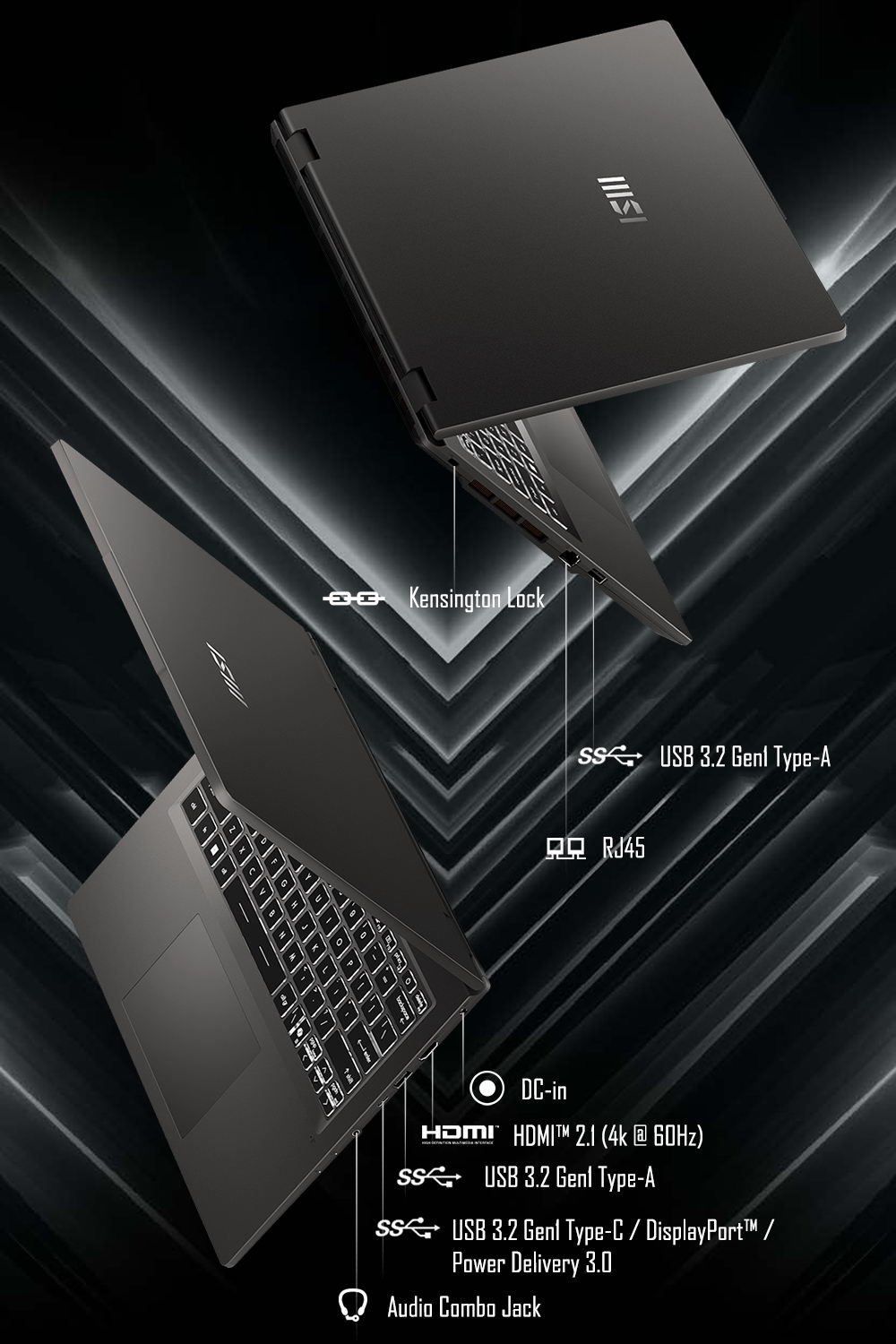 MSI Venture 14 AI A1MG-GGU7155H16GXXDX1