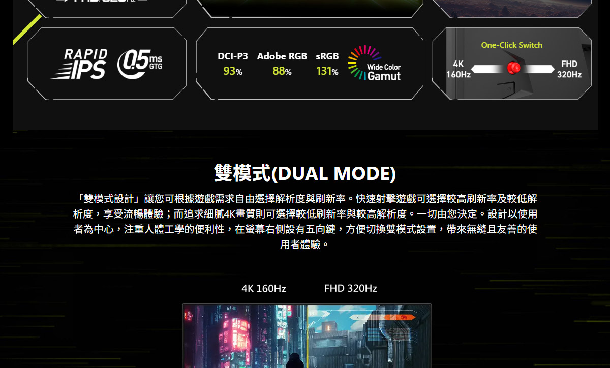 MSI MAG 272URDF E16 平面電競螢幕 (27型/UHD/HDR/160Hz/0.5ms/IPS)