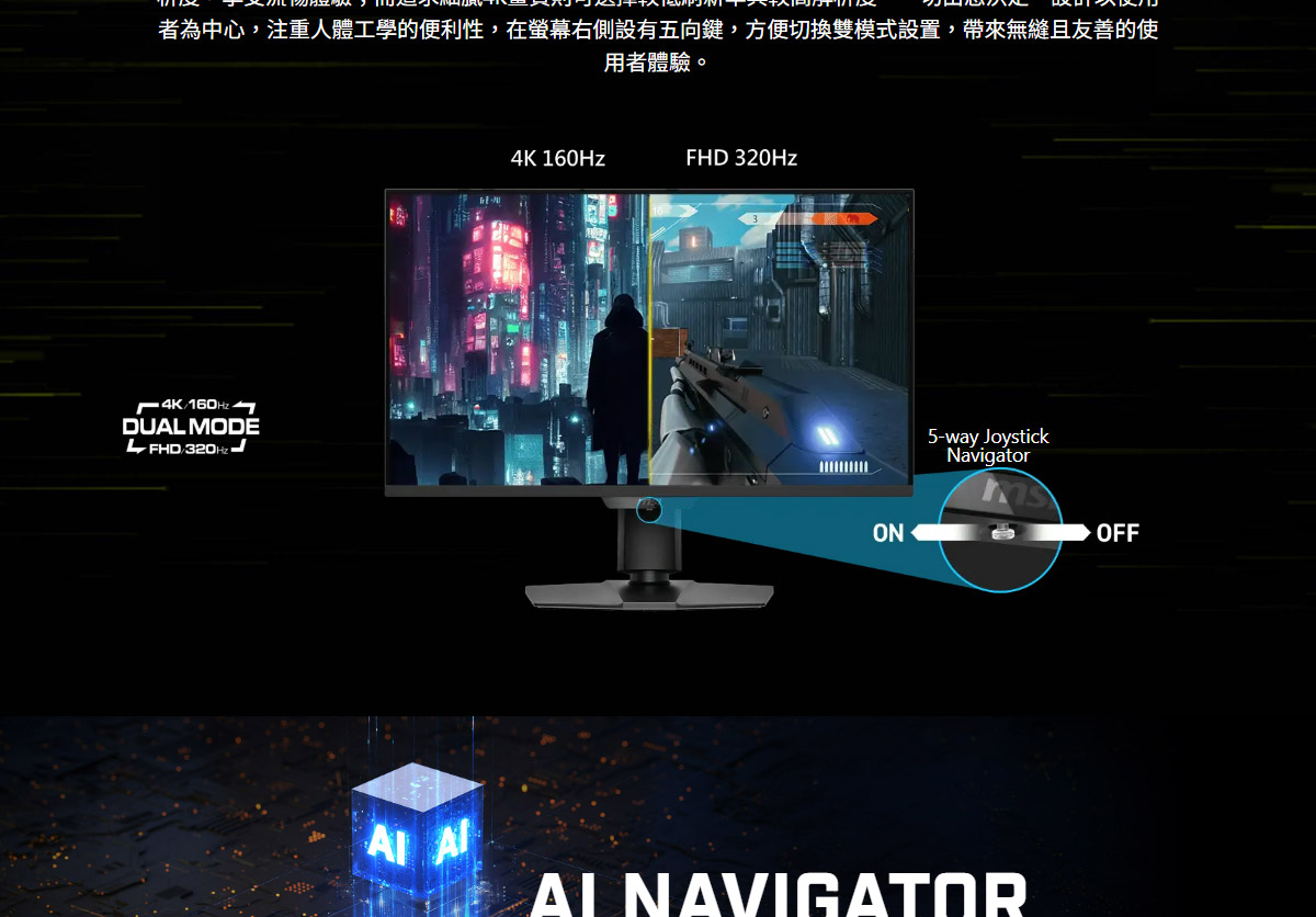 MSI MAG 274UPDF E16M 平面電競螢幕 (27型/4K/HDR/160Hz/0.5ms/IPS)