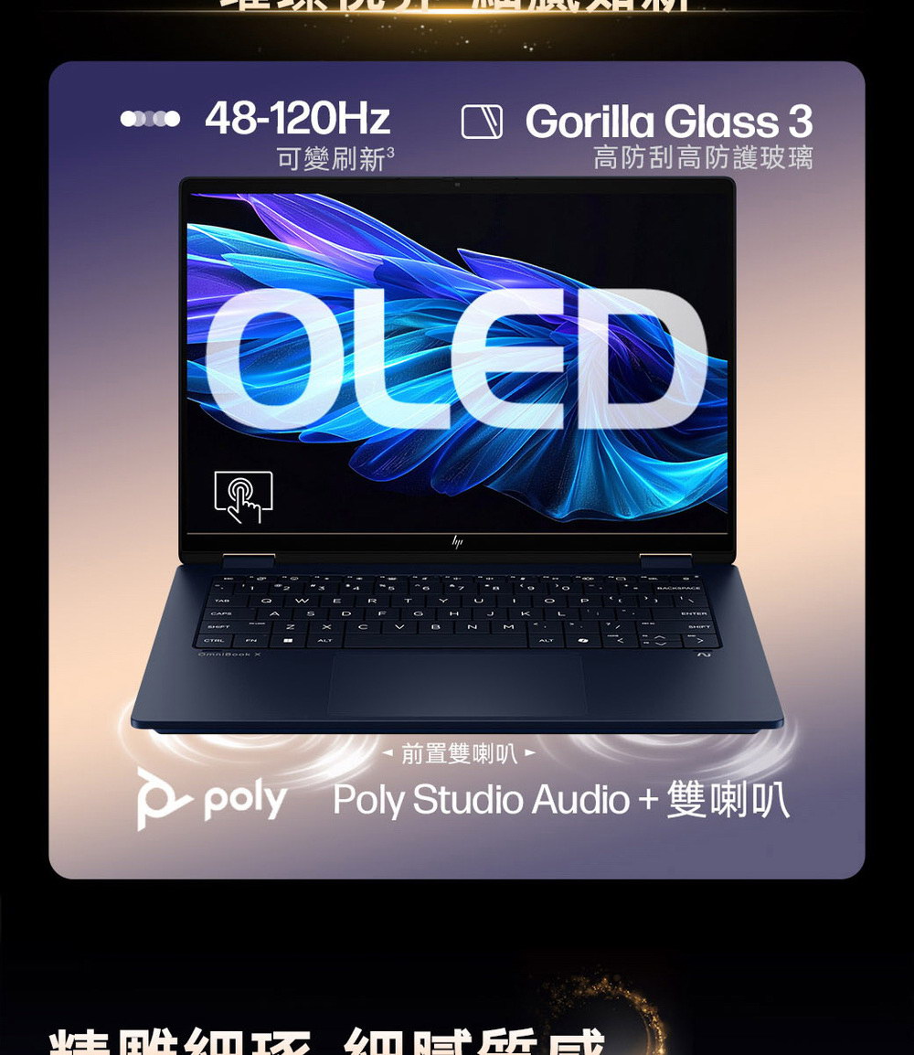 HP OmniBook 14-fm0060TU大氣藍 ( BM7C6PA )