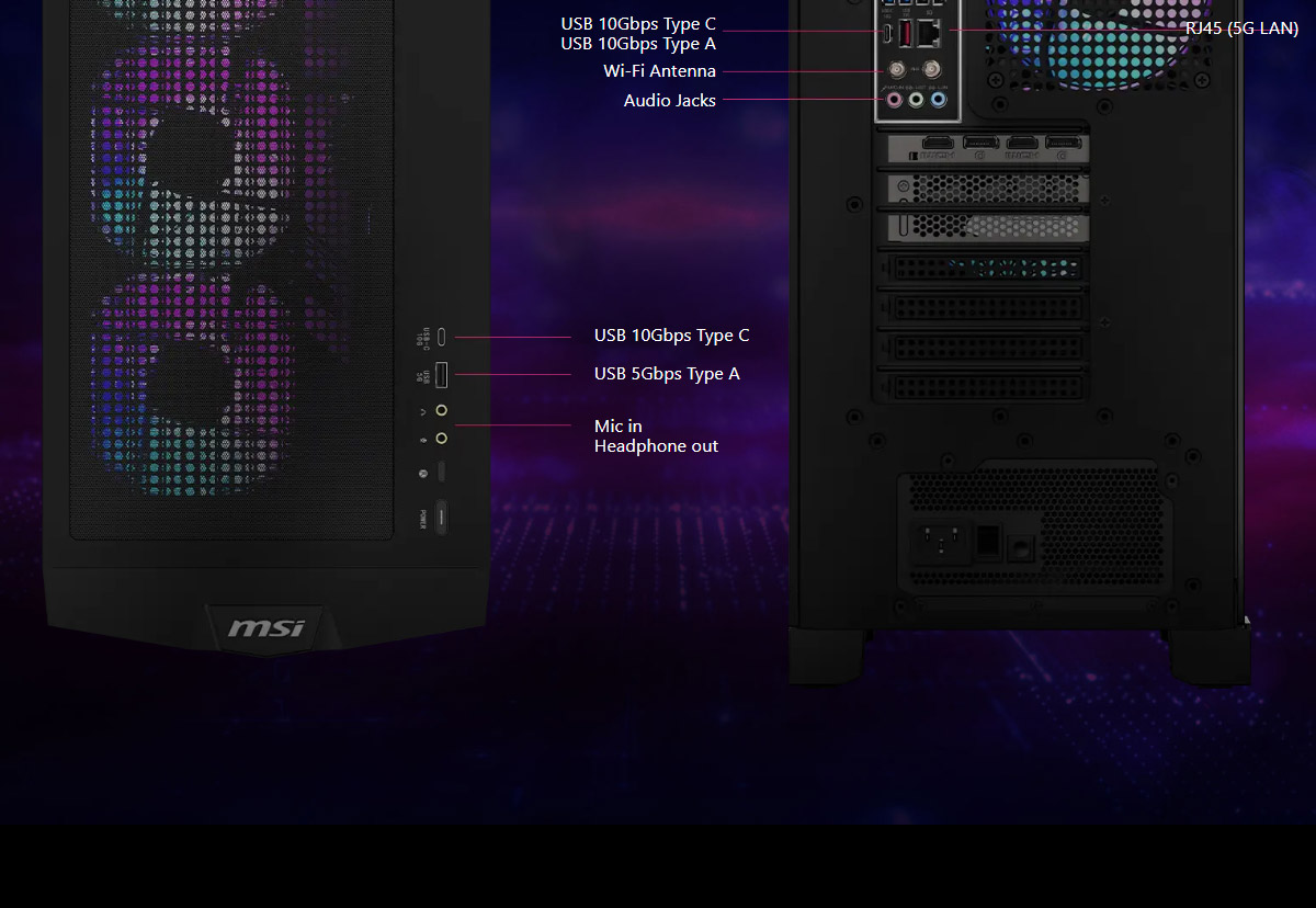 MSI InfiniteX3 AI2-656 U9-285K507Ti ( MPG Infinite X3 AI 2NVR9-656TW )