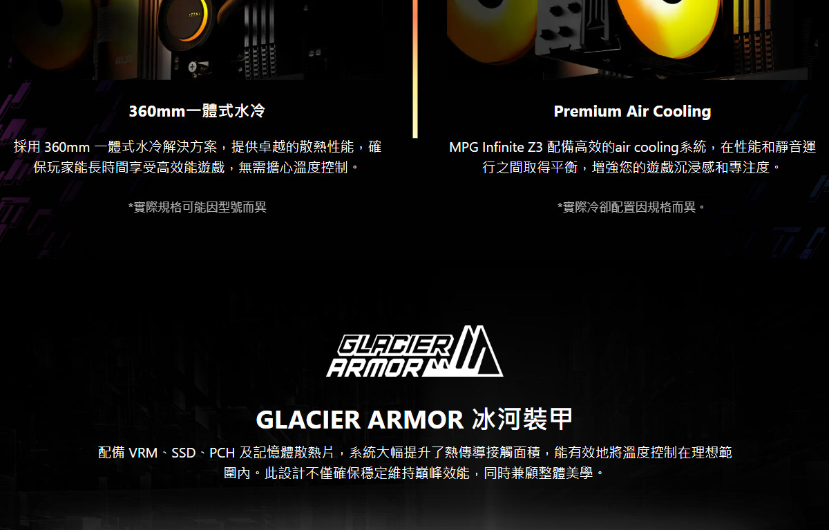 MSI MPG Infinite Z3 9NVVR7-448TW (Ryzen 7 9800X3D,4.7GHz)