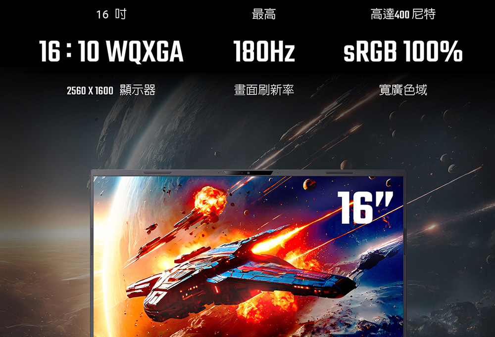 ACER Nitro系列:AN16S-61-R9JT(黑) ( UN.QXLTA.001 )