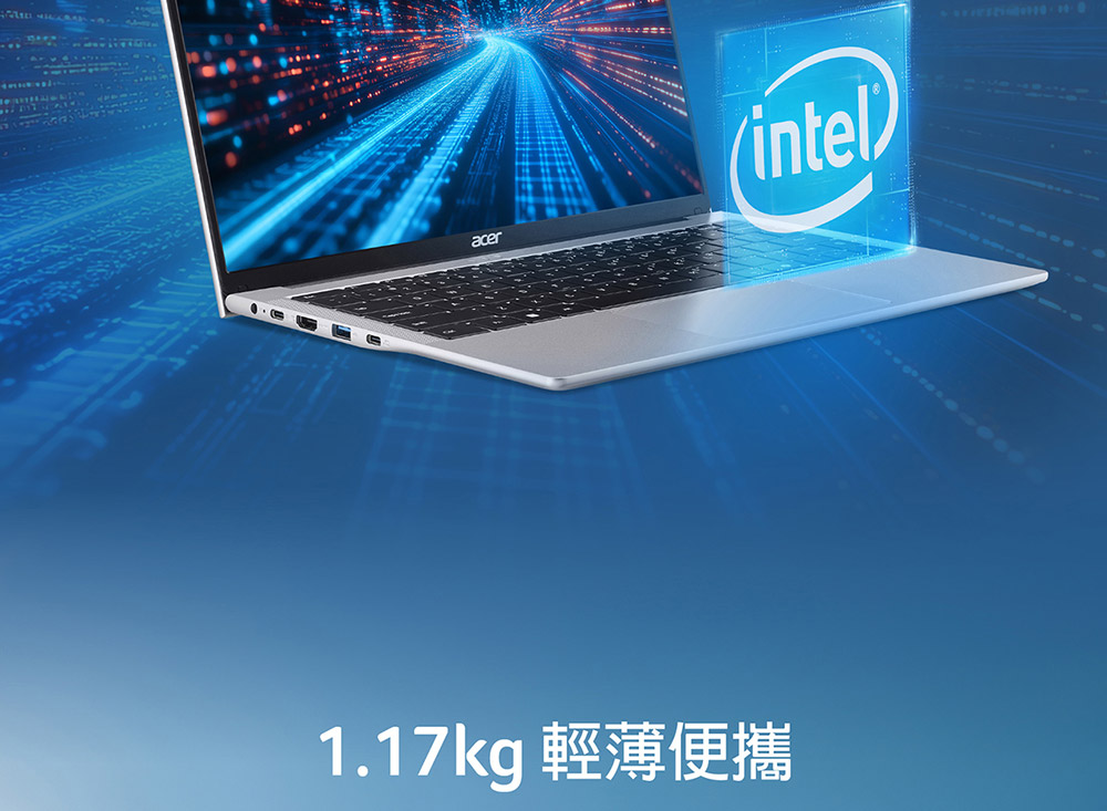 ACER Aspire Lite系列:AL14-32P-C4QP(銀) ( NX.D1TTA.001 )