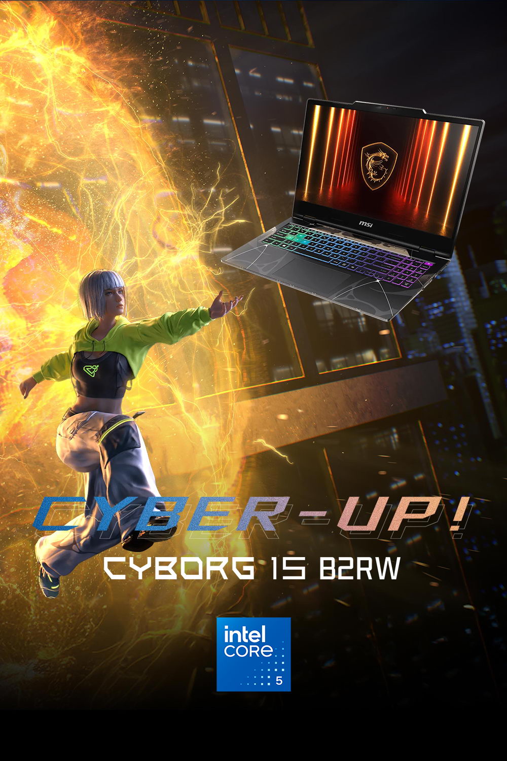MSI Cyborg 15 B2RWFKG-TBC5210H16GXXDX11