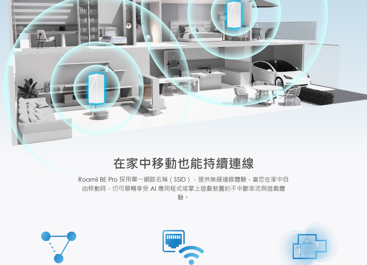 MSI Roamii BE Pro Mesh System- 2 Pack