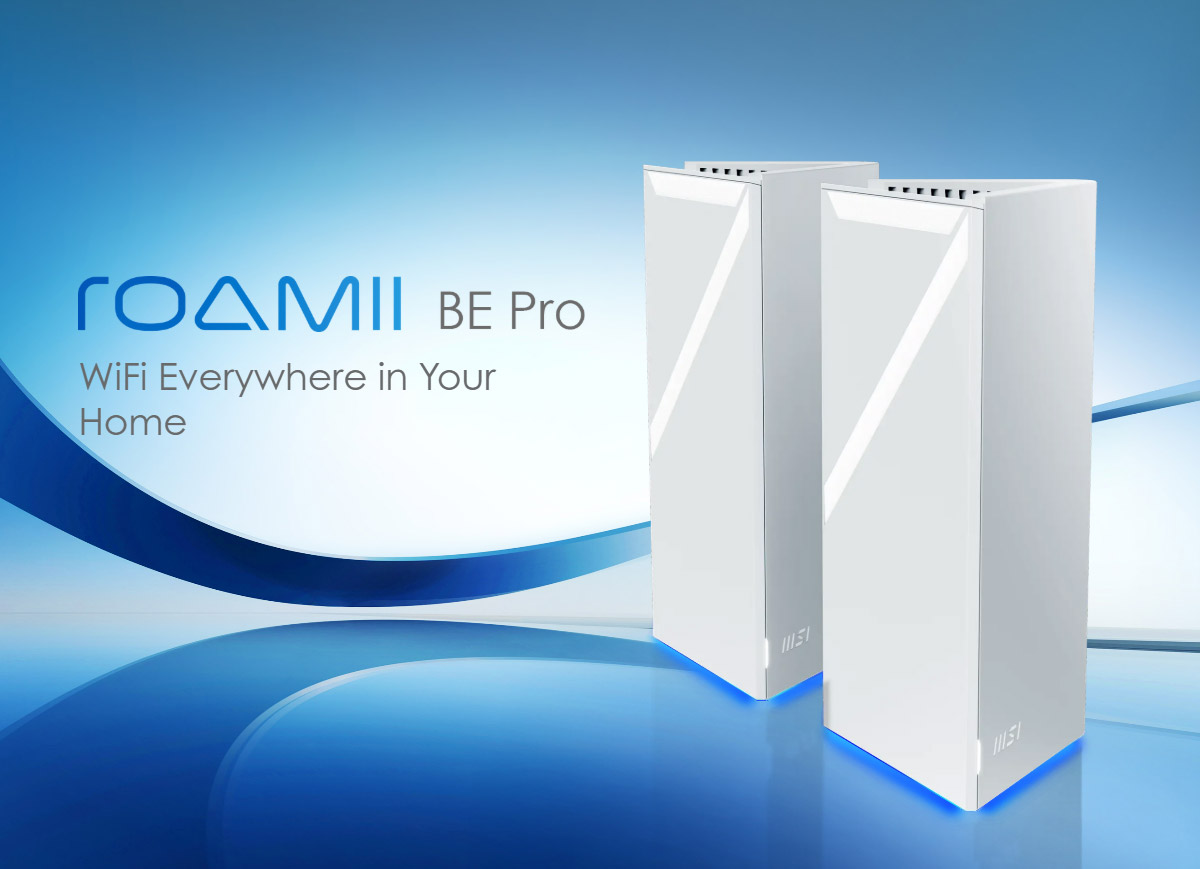 MSI Roamii BE Pro Mesh System- 2 Pack