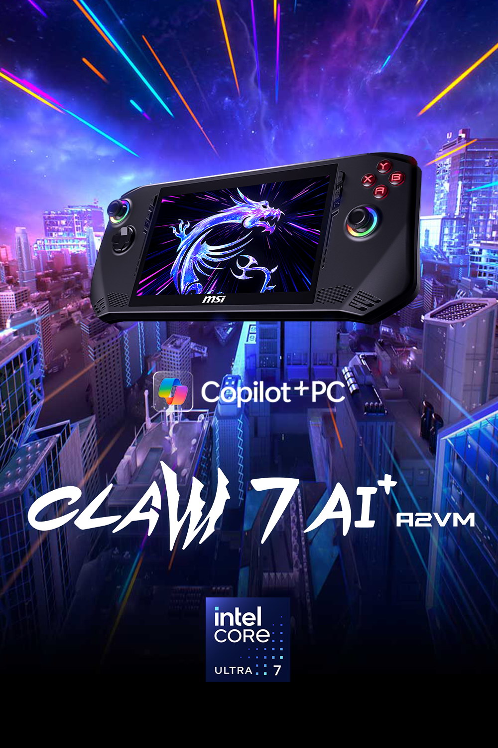 MSI Claw 7 AI+ A2VM Super Pack-BBU7258V