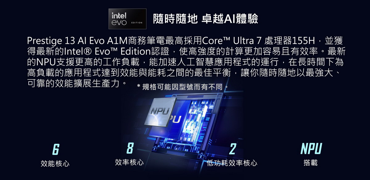 MSI Prestige 13 AI Evo A1MG-SGU7165H32G