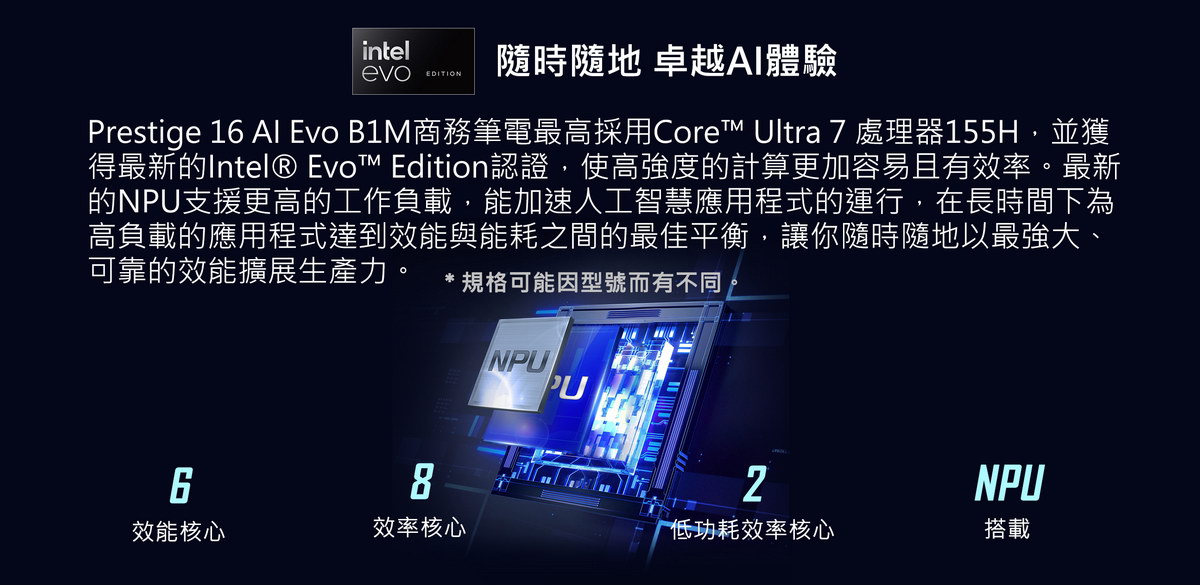 MSI Prestige 16 AI Evo B1MG-223TW-SGU71
