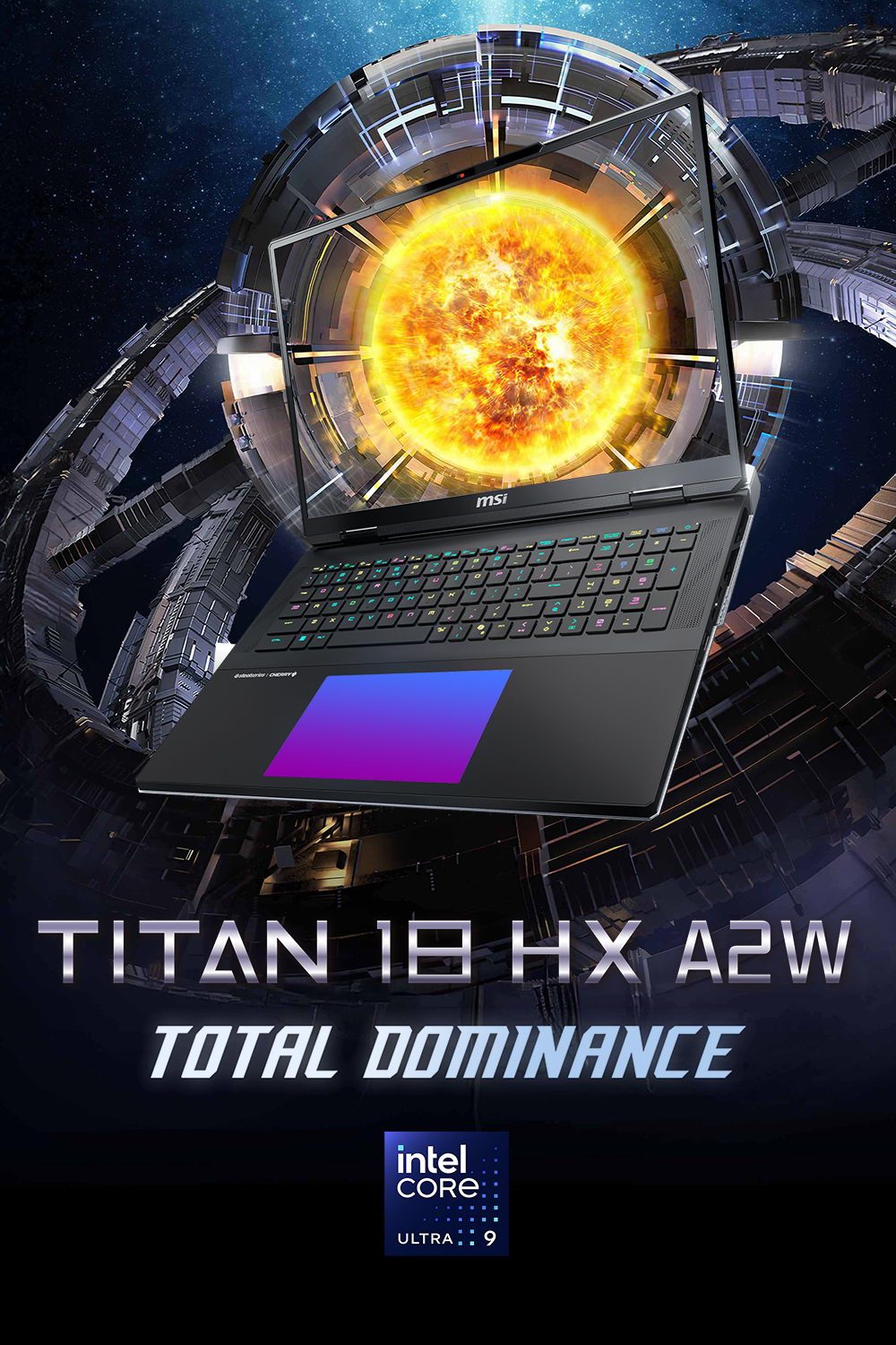 MSI Titan 18 HX A2WJ-BGCU9XP64GXXDX11MA