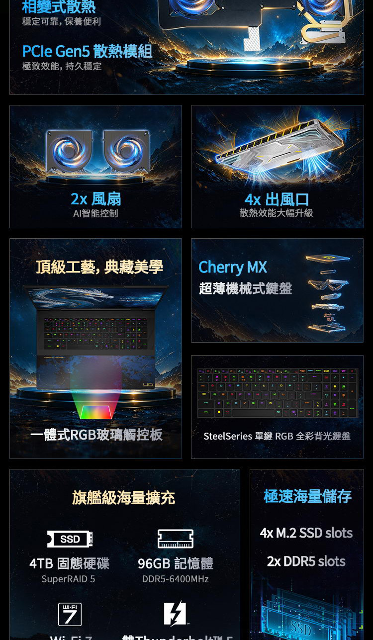 MSI Titan 18 HX Dragon Edition Draco Ep