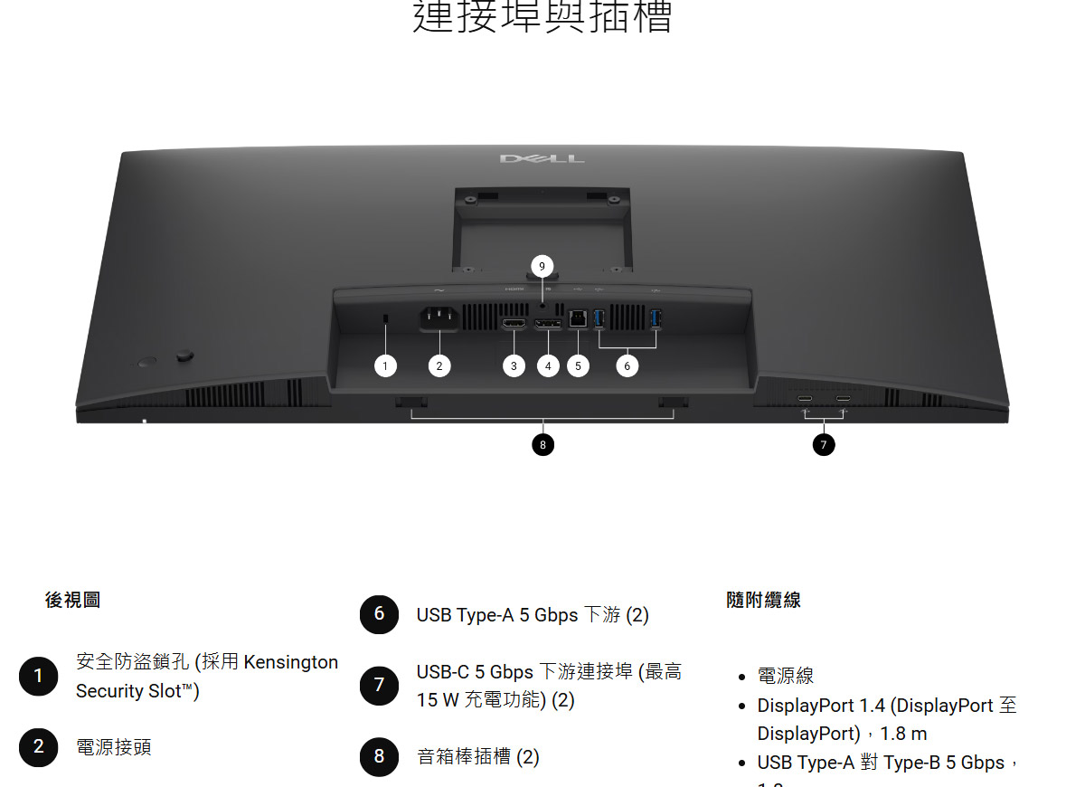 Dell Pro P 27顯示器- P2726H